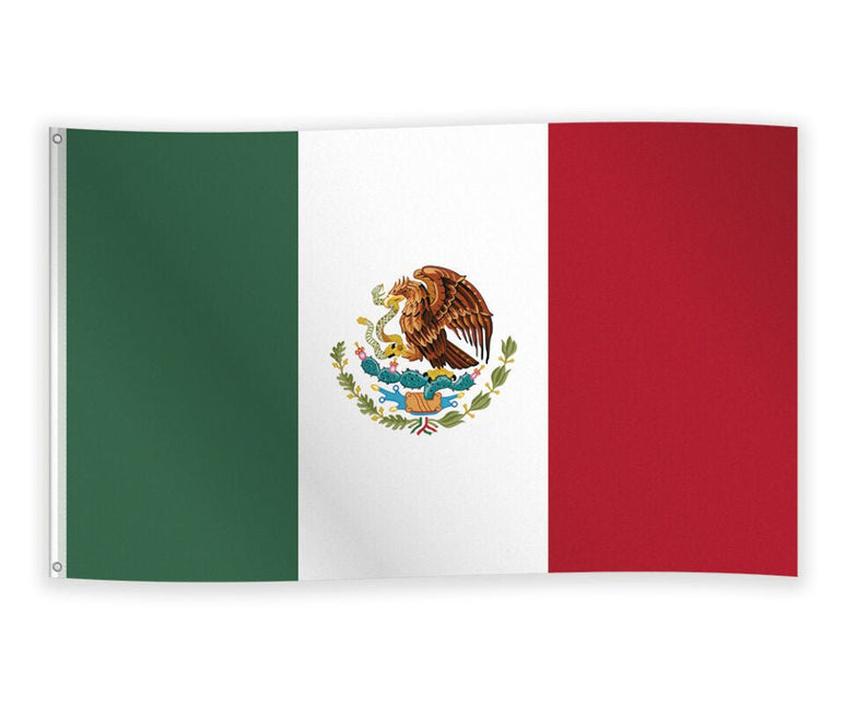 Vlag Mexico 1,5m van WeFiesta koop je bij Partywinkel