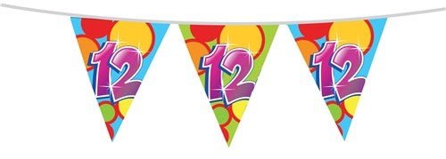 Vlaggenlijn 12 Jaar 10m van Haza Witbaard koop je bij Partywinkel