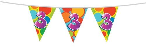 Vlaggenlijn 3 Jaar 10m van Haza Witbaard koop je bij Partywinkel