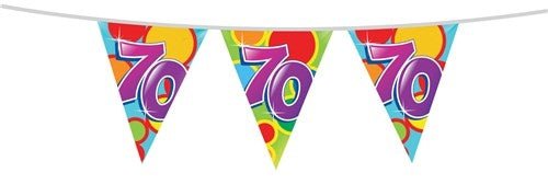 Vlaggenlijn 70 Jaar 10m van Haza Witbaard koop je bij Partywinkel