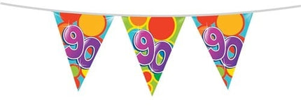 Vlaggenlijn 90 Jaar 10m van Haza Witbaard koop je bij Partywinkel