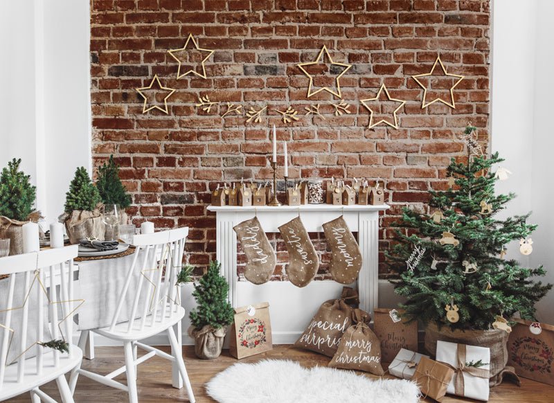 Vlaggenlijn Merry Christmas Hout 87cm van Partydeco koop je bij Partywinkel