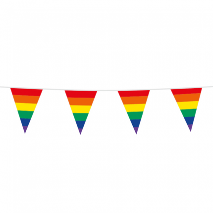 Vlaggenlijn Regenboog 10m van WeFiesta koop je bij Partywinkel