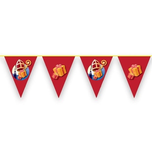 Vlaggenlijn Sinterklaas 10M van Haza Witbaard koop je bij Partywinkel
