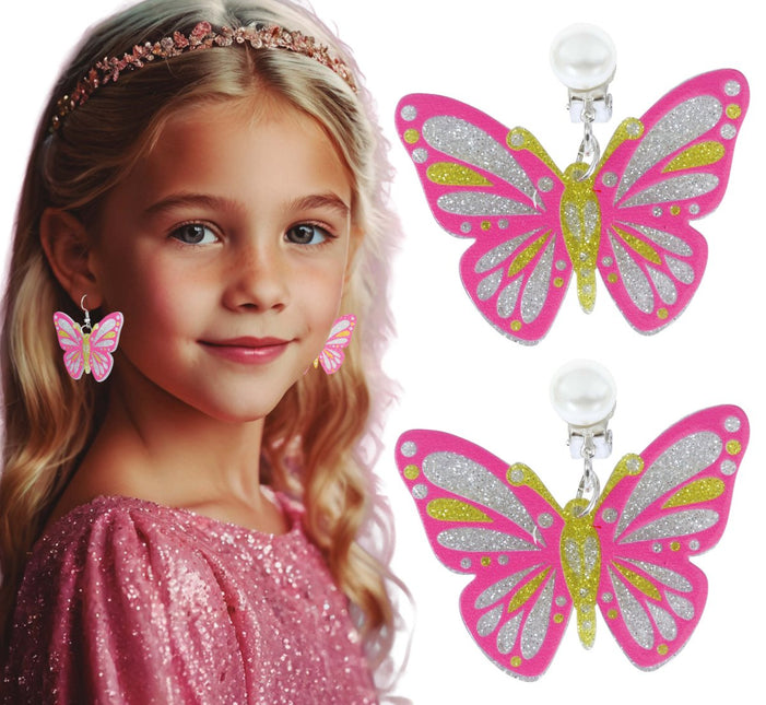 Vlinder Oorbellen van Fiestas Guirca koop je bij Partywinkel