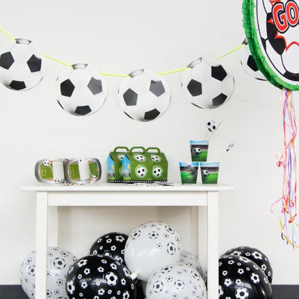 Voetbal Ballonnen 30cm 8st van Folat koop je bij Partywinkel