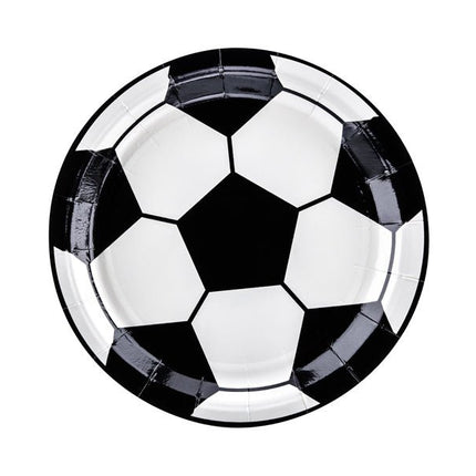 Voetbal Borden 18cm 6st van Partydeco koop je bij Partywinkel