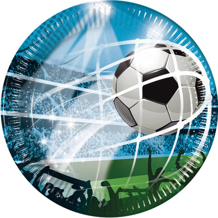 Voetbal Borden 20cm 8st van Procos koop je bij Partywinkel