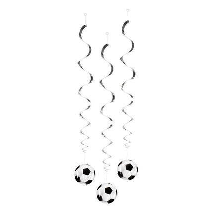 Voetbal Hangdecoratie 85cm 3st van Boland koop je bij Partywinkel
