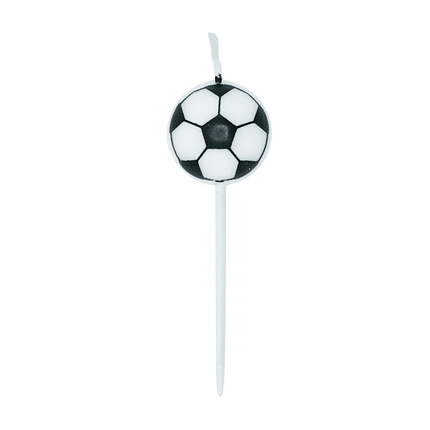 Voetbal Kaarsen 4cm 5st van WeFiesta koop je bij Partywinkel