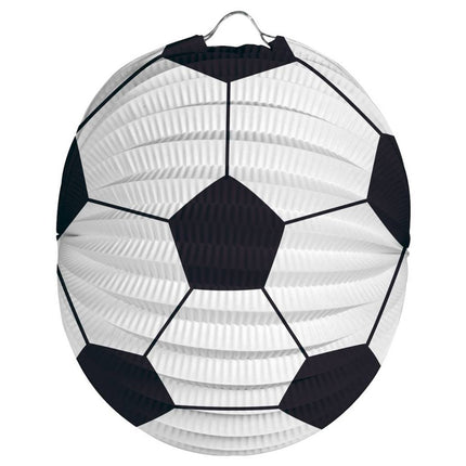 Voetbal Lampion 22cm van Folat koop je bij Partywinkel