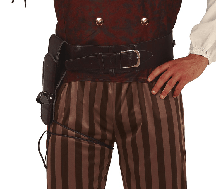 Volwassen Piratenriem Holster 27cm van Fiestas Guirca koop je bij Partywinkel