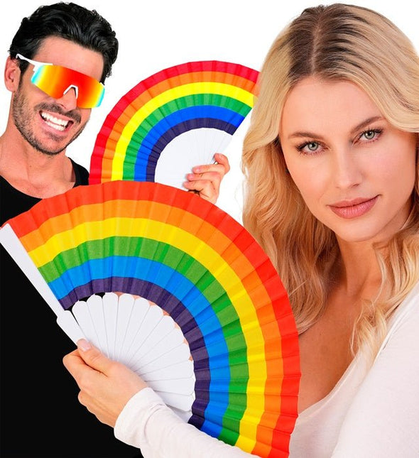 Waaier Regenboog van Widmann koop je bij Partywinkel