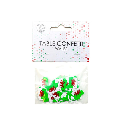 Wales Tafelconfetti Papier 150st van WeFiesta koop je bij Partywinkel