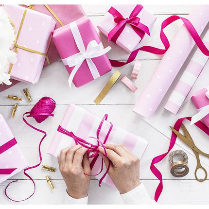 Washi Tape Lichtroze Goud 10m 4st van Partydeco koop je bij Partywinkel