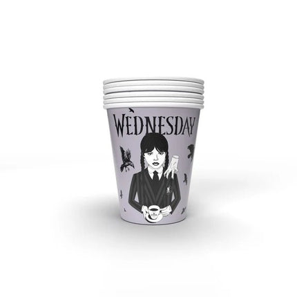 Wednesday Bekers 250ml 8st van VDV Benefit koop je bij Partywinkel