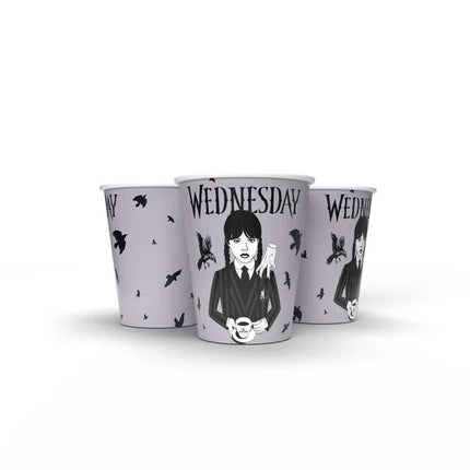 Wednesday Bekers 250ml 8st van VDV Benefit koop je bij Partywinkel