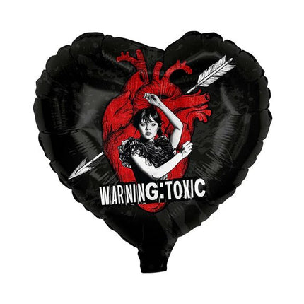 Wednesday Helium Ballon Hart Leeg 45cm van VDV Benefit koop je bij Partywinkel