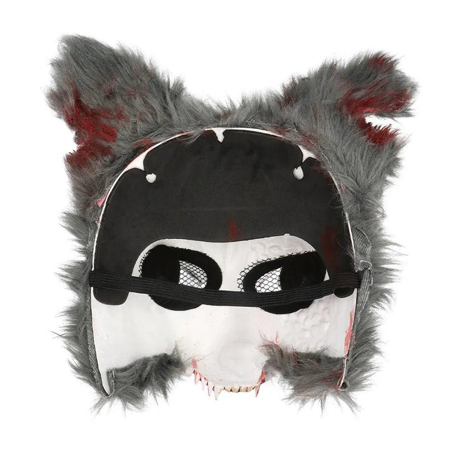 Weerwolf Masker Zwart Bloederig van Boland koop je bij Partywinkel