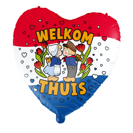 Welkom Thuis Helium Ballon Leeg 60cm van Paper Dreams koop je bij Partywinkel