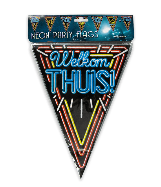Welkom Thuis Slingers Neon 10m van Paper Dreams koop je bij Partywinkel