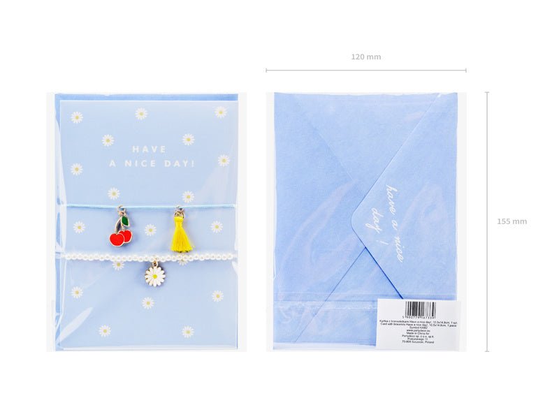 Wenskaart Armbanden 14,8cm van Partydeco koop je bij Partywinkel