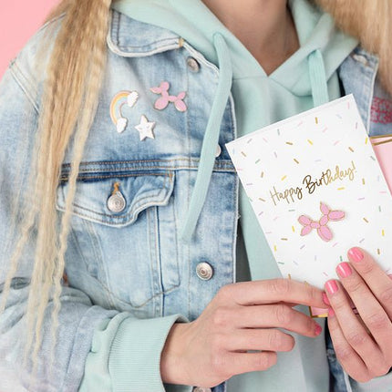 Wenskaart Happy Birthday Hond 14,8cm van Partydeco koop je bij Partywinkel