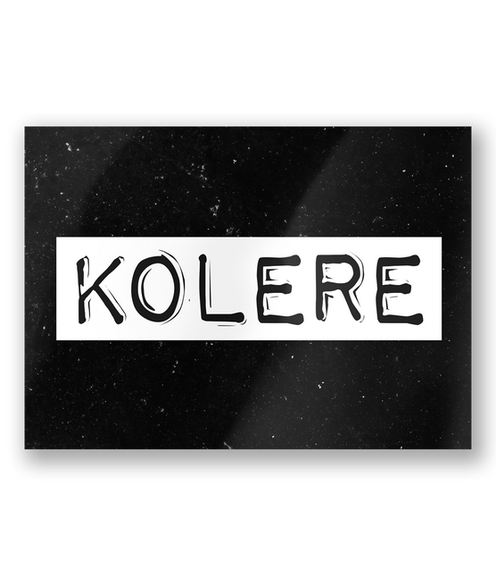 Wenskaart Kolere 15cm van Paper Dreams koop je bij Partywinkel