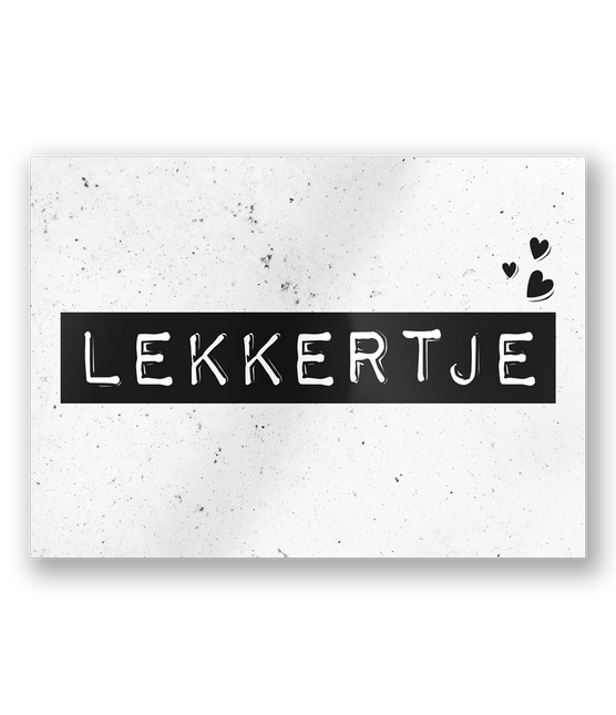 Wenskaart Lekkertje 15cm van Paper Dreams koop je bij Partywinkel