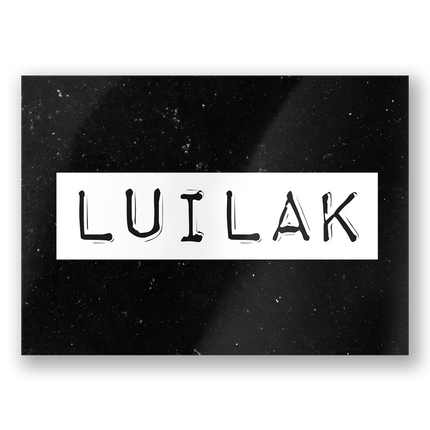 Wenskaart Luilak 15cm van Paper Dreams koop je bij Partywinkel