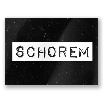 Wenskaart Schorem 15cm van Paper Dreams koop je bij Partywinkel