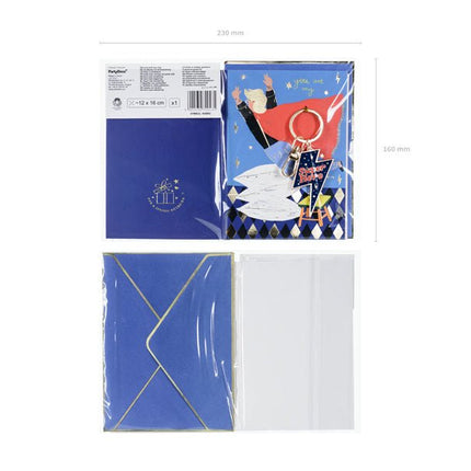 Wenskaart Super Hero Sleutelhanger 16cm van Partydeco koop je bij Partywinkel