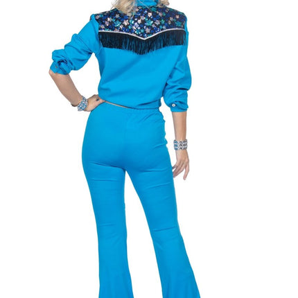 Western Kostuum Blauw Dames van Wilbers & Wilbers koop je bij Partywinkel