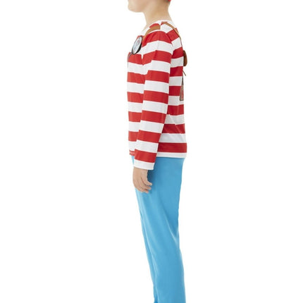 Where's Wally? Deluxe Kinderkostuum van Smiffys koop je bij Partywinkel