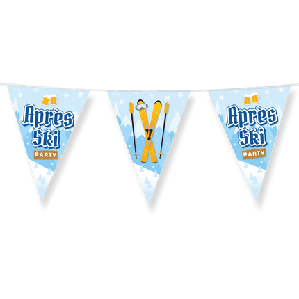 Wit Blauwe Slinger Apres Ski 10m van Paper Dreams koop je bij Partywinkel