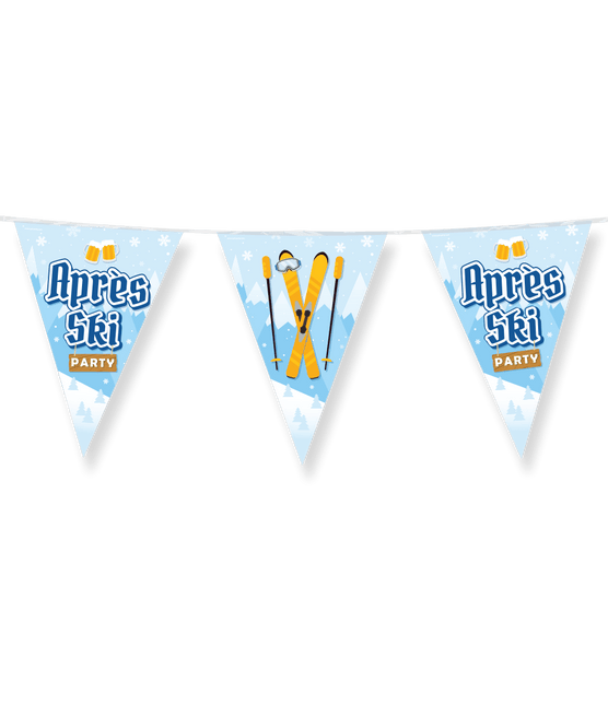 Wit Blauwe Slinger Apres Ski 10m van Paper Dreams koop je bij Partywinkel