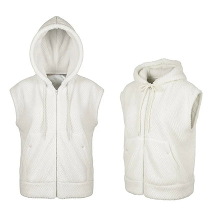 Wit Vest Fluffy van Boland koop je bij Partywinkel