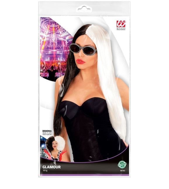 Wit Zwarte Pruik van Widmann koop je bij Partywinkel
