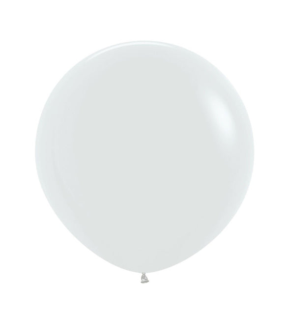 Witte Ballonnen Latex 61cm 3st van Sempertex koop je bij Partywinkel