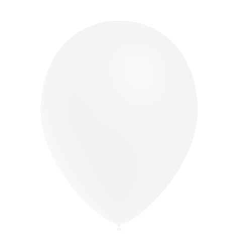 Witte Ballonnen Metallic 25cm 50st van Balloonia koop je bij Partywinkel