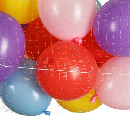 Witte Ballonnen Valnet 1m van Partydeco koop je bij Partywinkel
