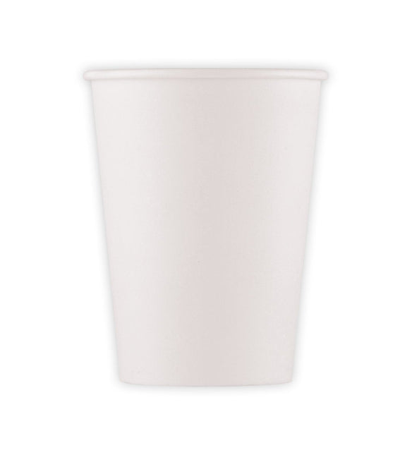 Witte Bekers 200ml 10st van Procos koop je bij Partywinkel