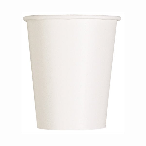 Witte Bekers 266ml 14st van Unique koop je bij Partywinkel