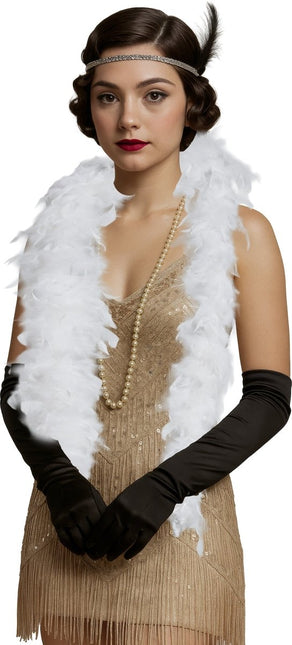 Witte Boa Veren 80gr van Fiestas Guirca koop je bij Partywinkel