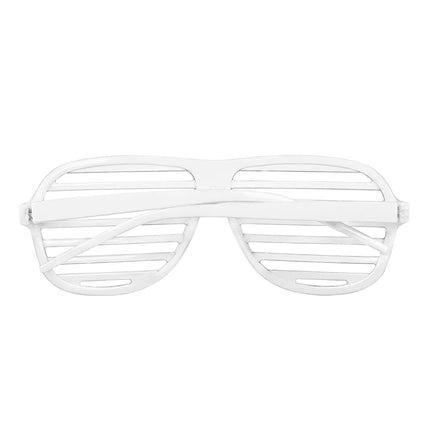 Witte Bril Gestreept van Boland koop je bij Partywinkel