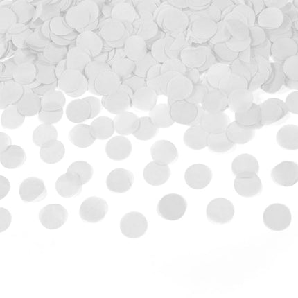 Witte Confetti Kanon 28cm van Riethmueller koop je bij Partywinkel