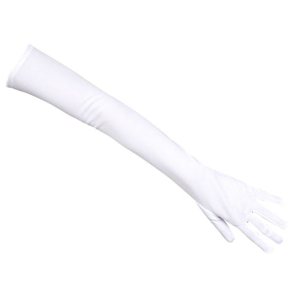 Witte Handschoenen Lang 40cm van Boland koop je bij Partywinkel