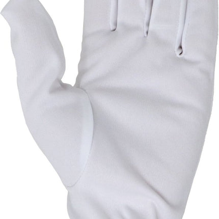 Witte Handschoenen Polyester 24cm van Fiestas Guirca koop je bij Partywinkel