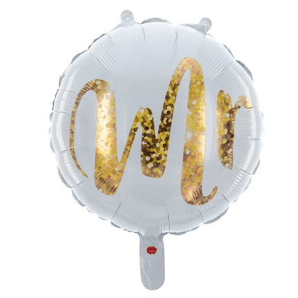 Witte Helium Ballon Mr Leeg 45cm van VDV Benefit koop je bij Partywinkel