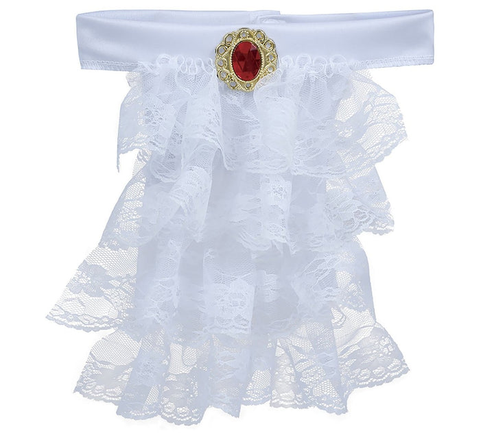 Witte Kraag Kant van Fiestas Guirca koop je bij Partywinkel